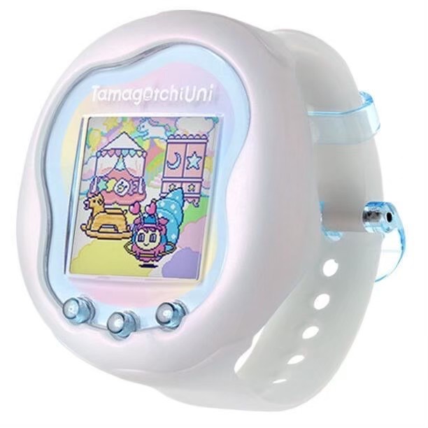 現貨 絕版 全新日版 塔麻可吉 TAMAGOTCHI UNI 萬代 粉色 白色 電子雞 彩色屏幕-細節圖4
