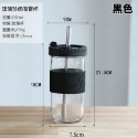 [台灣現貨]珍奶杯 環保杯 玻璃杯 咖啡杯 飲料杯  珍珠奶茶杯 隨行杯  隨身杯 外帶杯 手搖  粗吸管 700ml-規格圖9