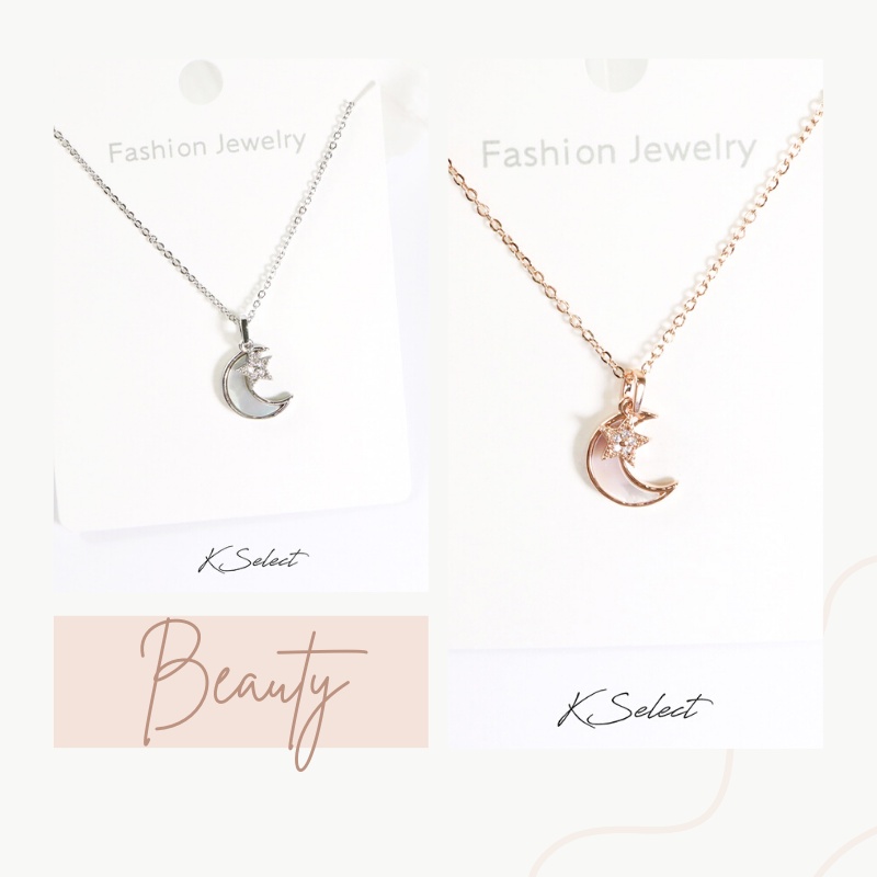 項鍊 女 鎖骨鍊 短鍊 醫療鋼項鍊 玫瑰金 捕夢網 人魚 微鑽 聖誕節交換禮物 KSelect 韓國飾品-細節圖7