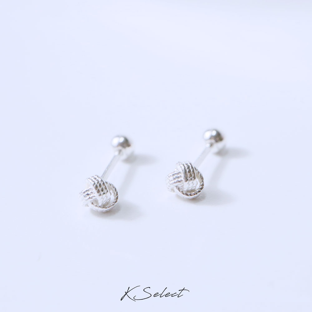 轉珠耳環 純銀耳還 鎖珠耳環 女925銀 耳飾 水晶 韓國飾品 戴著睡覺 星星 生日 聖誕交換禮物 推薦 KSELECT-細節圖8