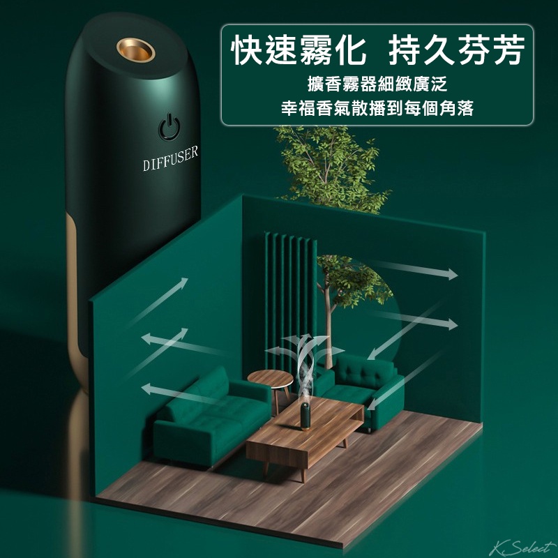 [台灣現貨]香氛機 薰香機 香薰機 自動噴香 芳香機 精油機 噴霧機 廁所除臭 臥室香氛 定時噴香機 KSELECT-細節圖2