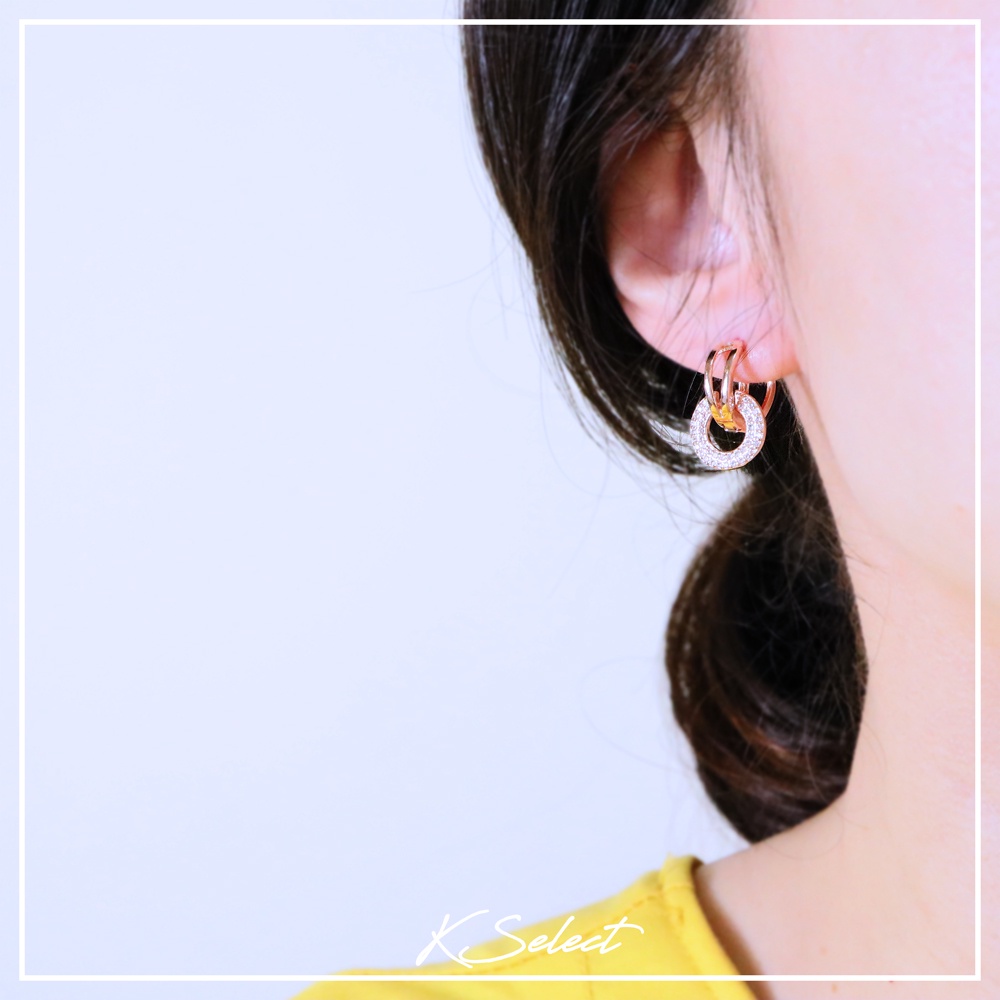 [Kselect韓國飾品]耳扣 耳環  飾品 圈圈耳環 耳飾 韓國飾品  耳飾 耳扣式耳環 推薦 禮物 母親節-細節圖8