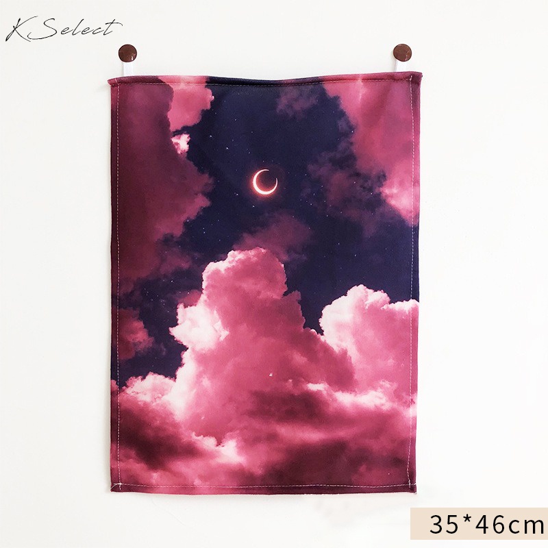 [KSelect] 掛布 背景布 房間裝飾 佈置 掛毯 客廳 小套房 臥室 牆壁裝飾 背景掛布 小掛布 32*46cm-細節圖7