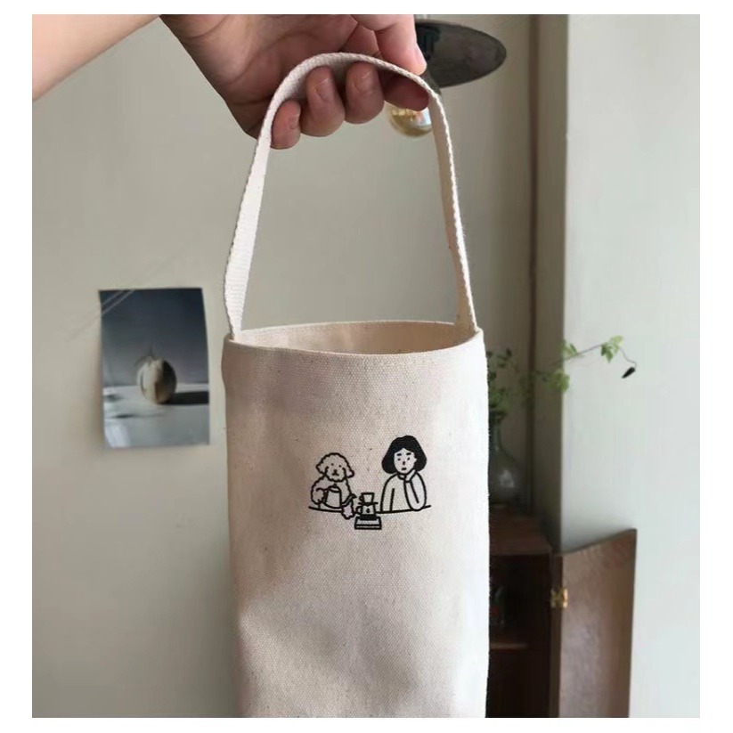 [環保推薦]飲料提袋 帆布袋-規格圖5