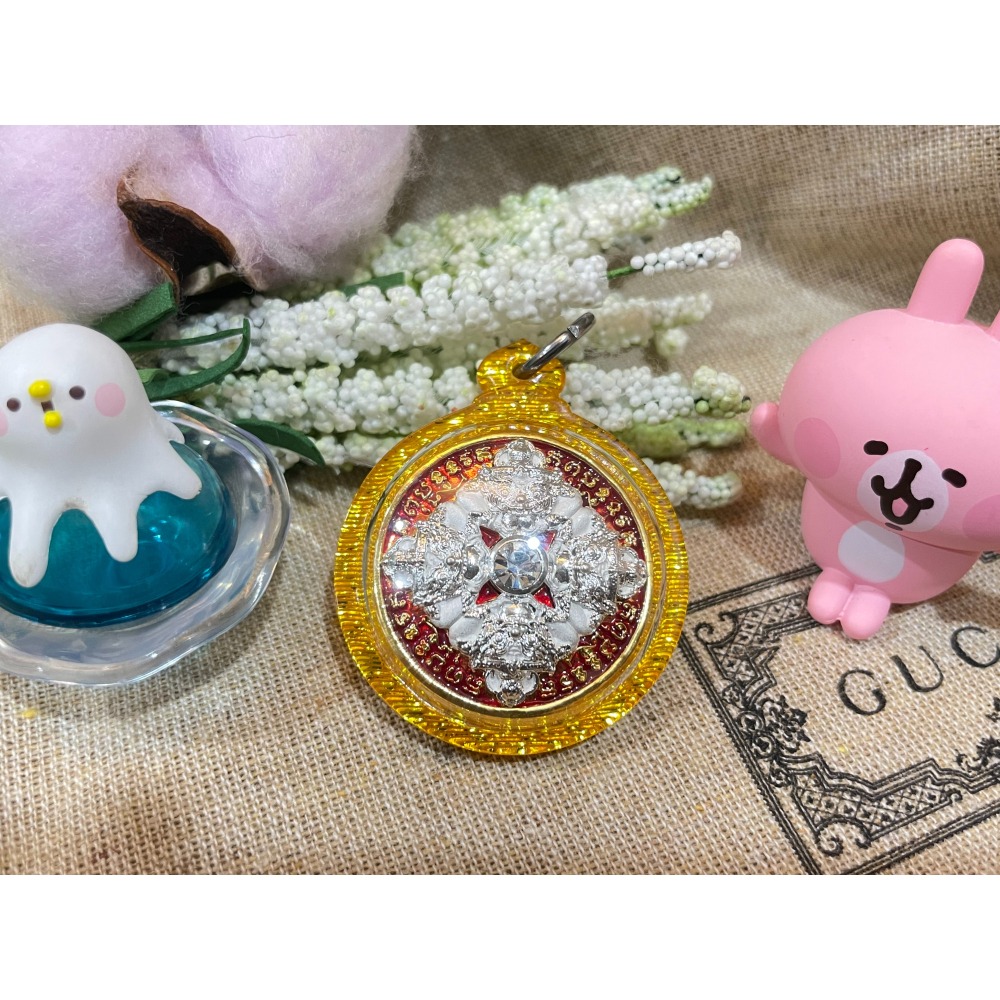 泰國佛牌，瓦舖考通，龍波浪，2562，拉胡靈光反射鏡-細節圖2