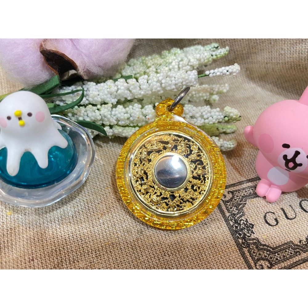 泰國佛牌，瓦舖考通，龍波浪，2562，拉胡靈光反射鏡-細節圖3