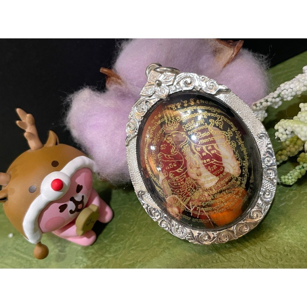 泰國佛牌，阿贊Ong，2561，虎踏金耀陶瓷自身-規格圖4