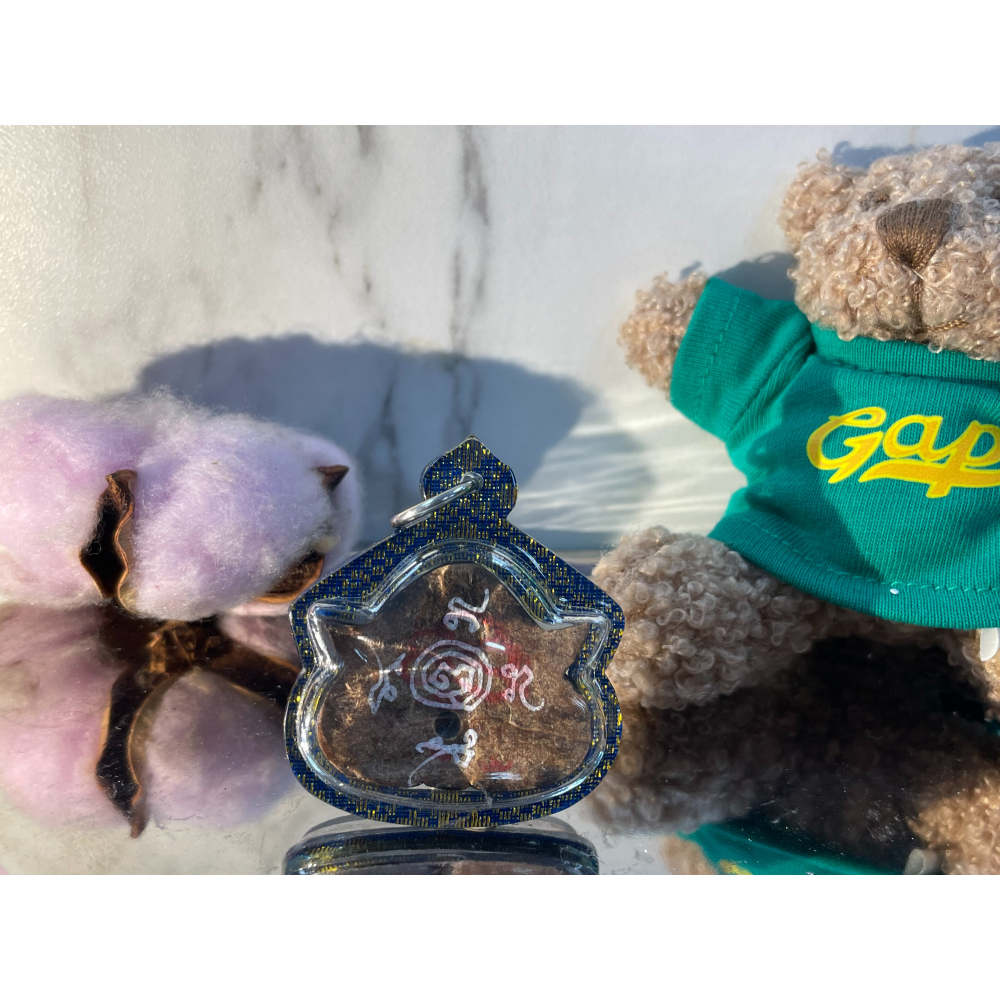 泰國佛牌，帕瑪哈瓦，2561，單眼椰殼拉胡-細節圖2