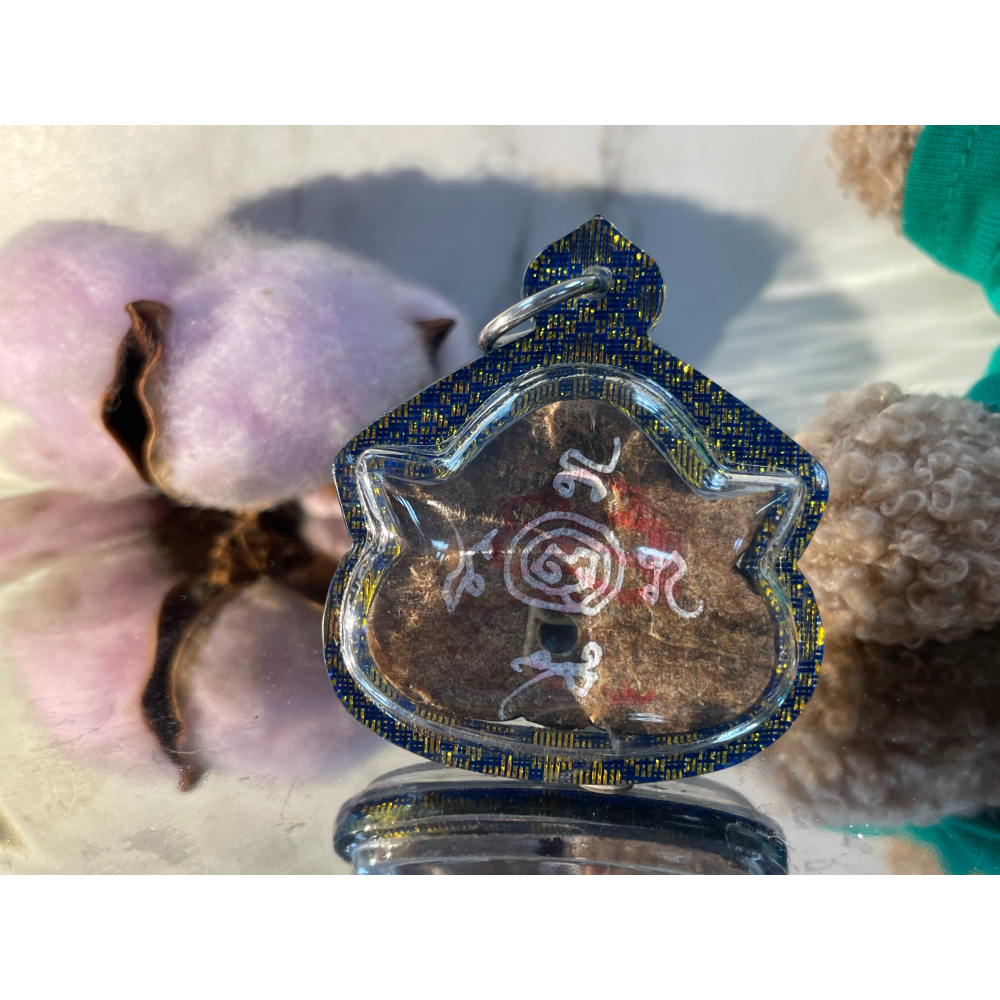 泰國佛牌，帕瑪哈瓦，2561，單眼椰殼拉胡-細節圖4