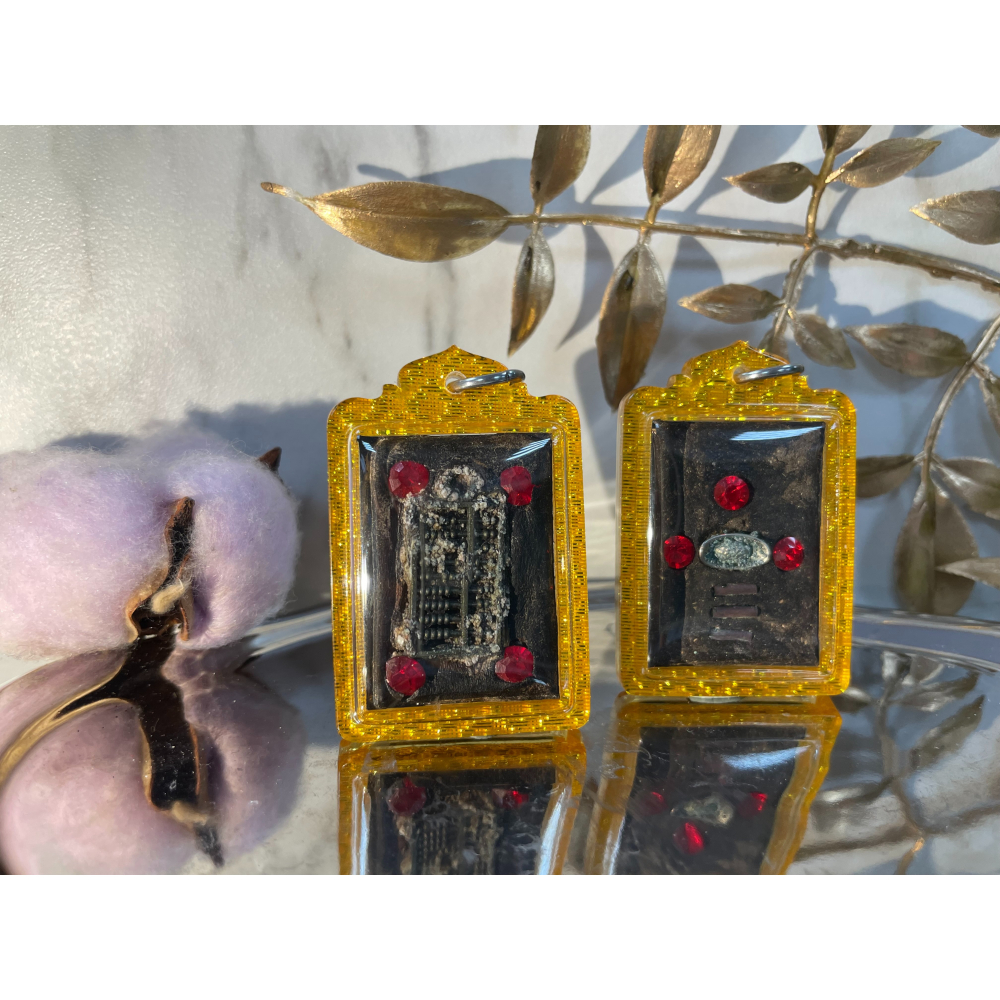 泰國佛牌，昭坤拉，古巴素林聯合加持，2562，二哥豐-細節圖2