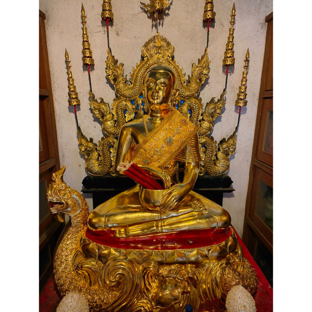 泰國法事，烏巴庫廟招財燭-細節圖2