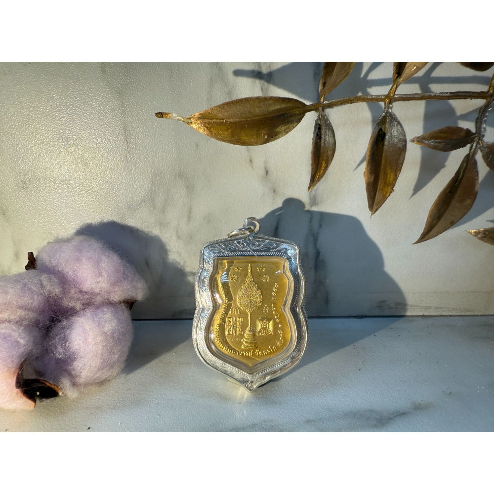 泰國佛牌，龍波瑞，2559，升階寶扇龍牙銅功德套組自身-細節圖3