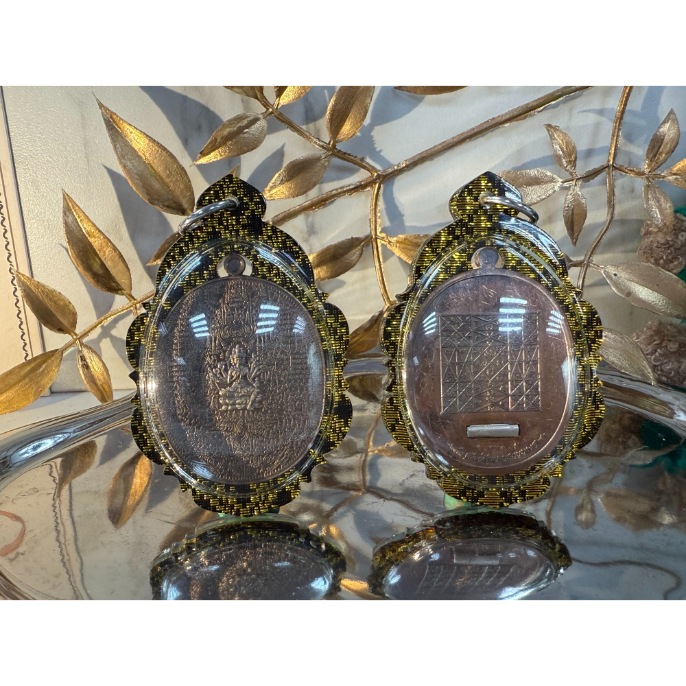 泰國佛牌，龍波沙南，2561，皇者印記四面神-細節圖2