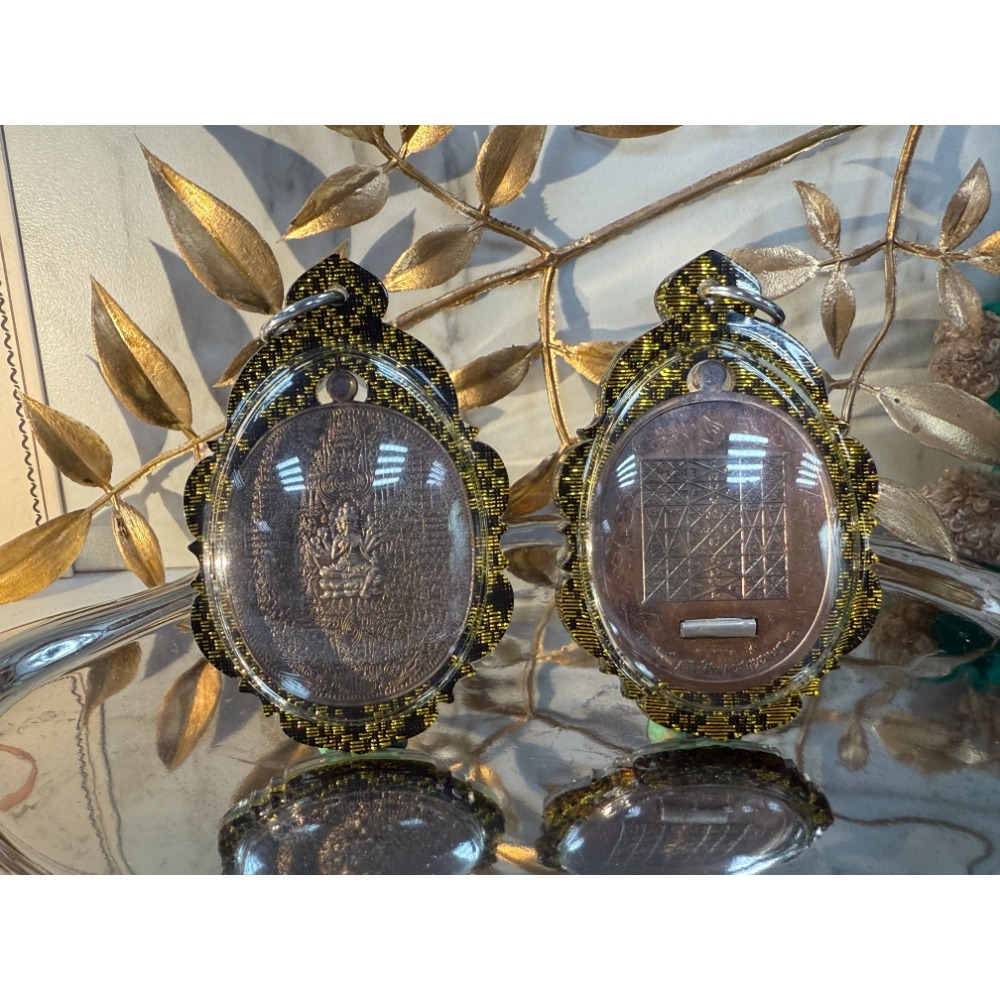 泰國佛牌，龍波沙南，2561，皇者印記四面神-規格圖4