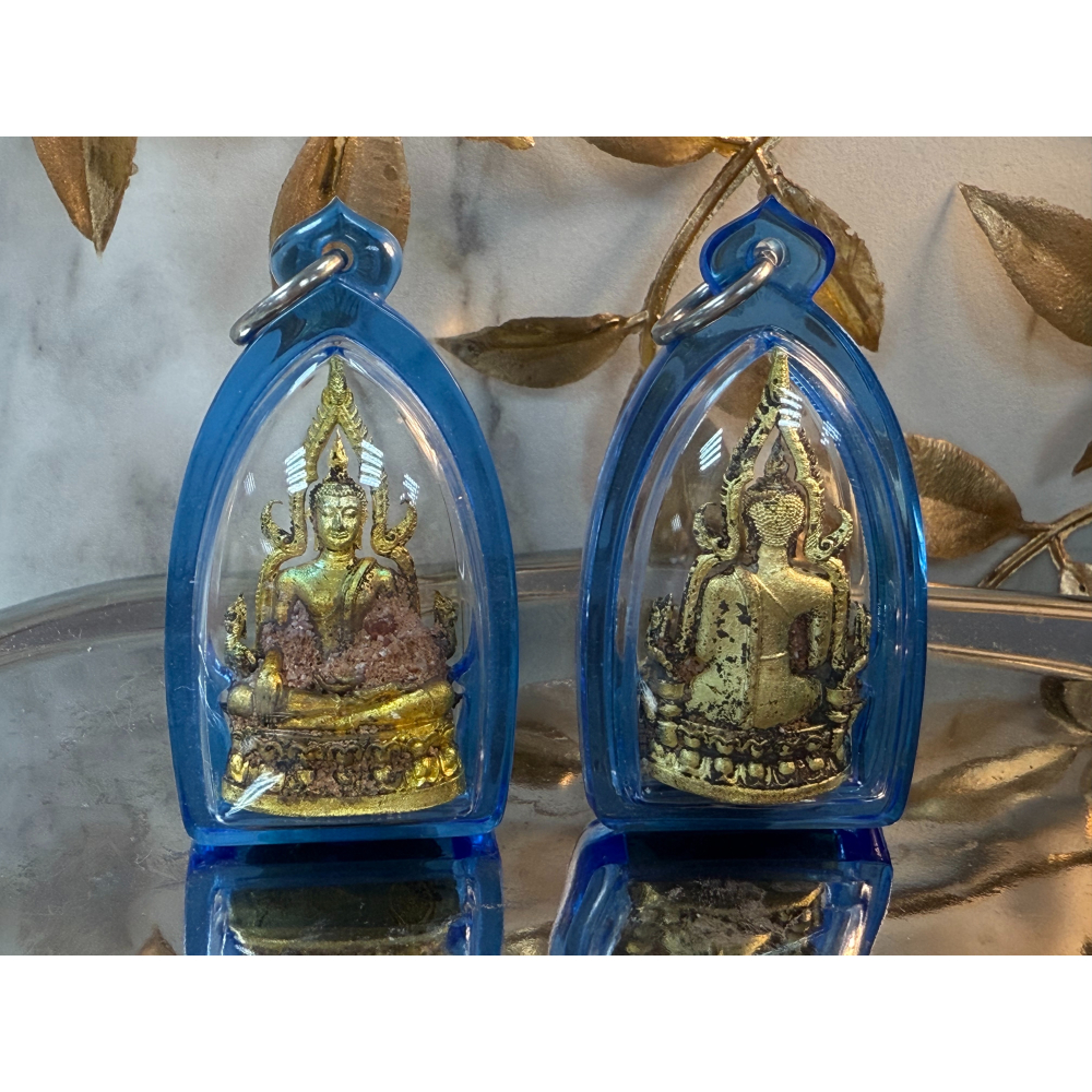 泰國佛牌，成功佛寺，2564-2565，彭世洛佛教協會，印度金成功佛小立尊-細節圖2