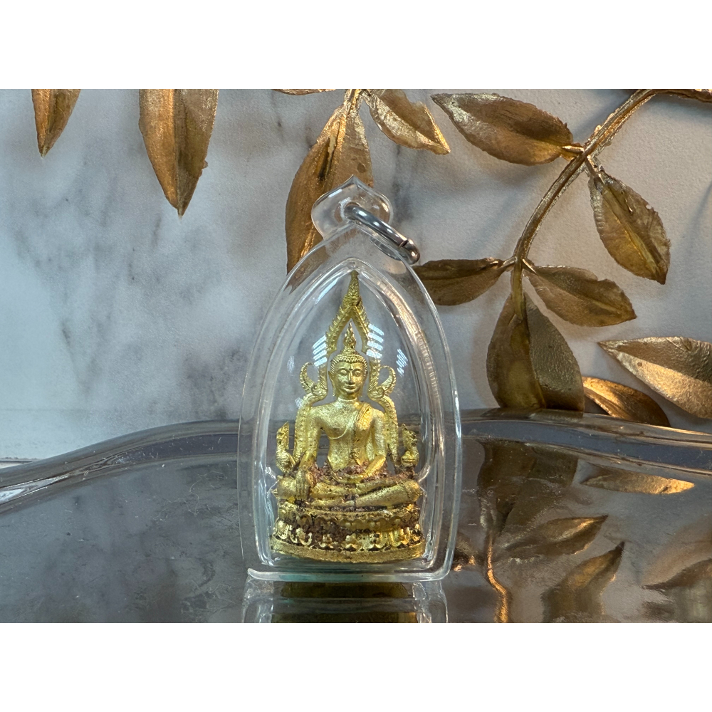 泰國佛牌，成功佛寺，2564-2565，彭世洛佛教協會，印度金成功佛小立尊-細節圖3