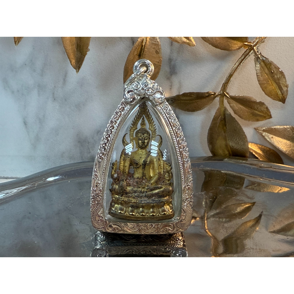 泰國佛牌，成功佛寺，2564-2565，彭世洛佛教協會，印度金成功佛小立尊-細節圖4