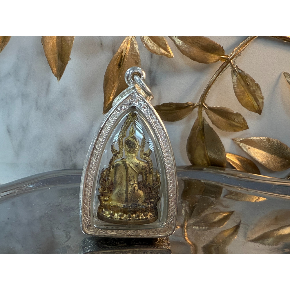 泰國佛牌，成功佛寺，2564-2565，彭世洛佛教協會，印度金成功佛小立尊-細節圖5