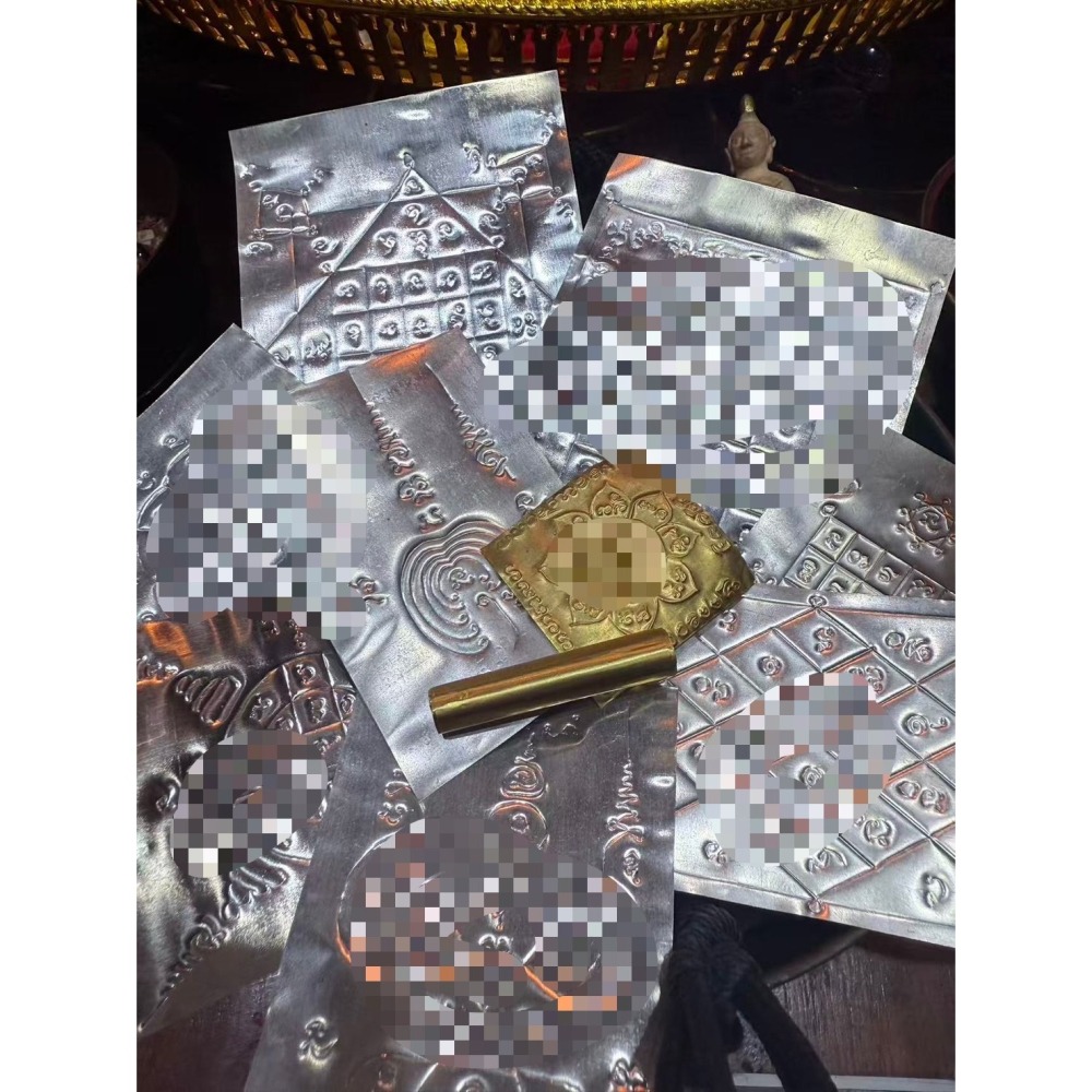 泰國佛牌，阿贊Ong，2569，如意七寶銀符管-細節圖2