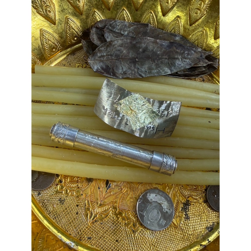 泰國佛牌，阿贊Ong，2569，如意七寶銀符管-細節圖3