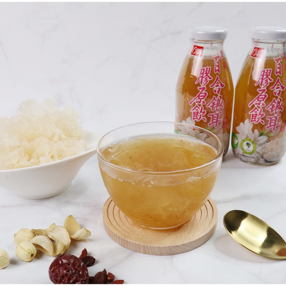 【康健生機】有機百合銀耳膠原飲 290毫升 12入-細節圖2