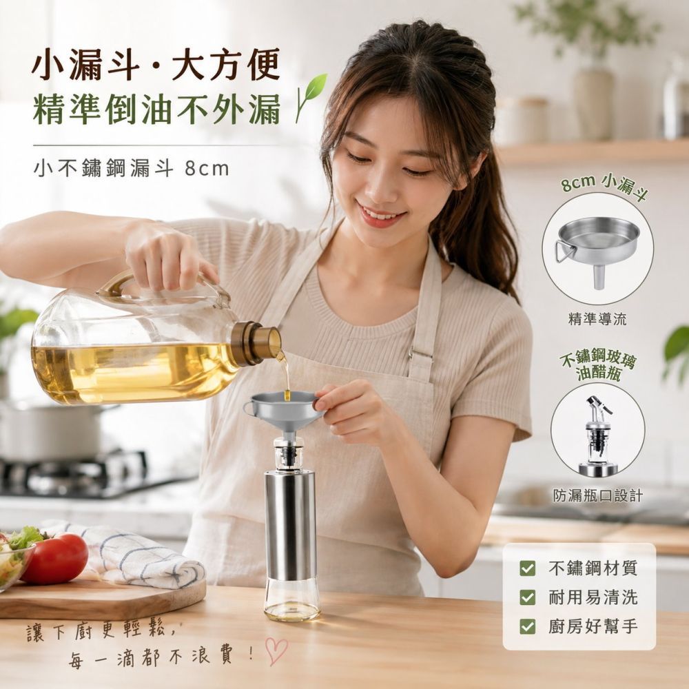 不鏽鋼玻璃可控流量料理壺 買五送一 《加贈》標示透明貼紙及不鏽鋼漏斗-細節圖4