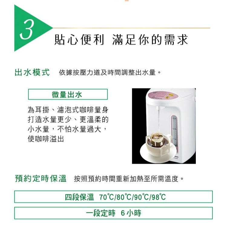 【Panasonic 國際牌】3公升微電腦熱水瓶 NC-EG3000-細節圖5