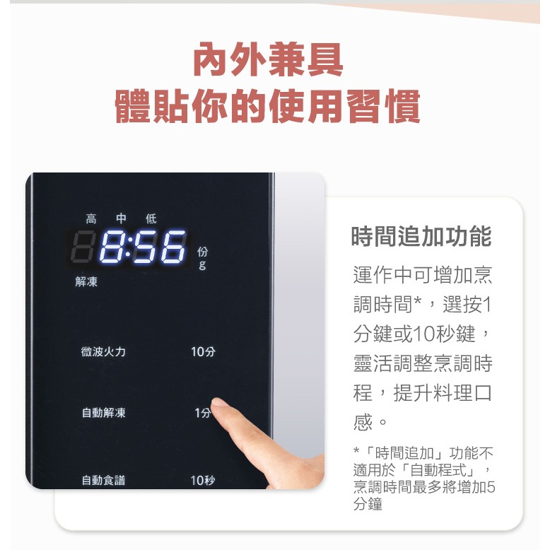 【Panasonic 國際牌】微電腦微波爐 NN-ST34NB-細節圖3