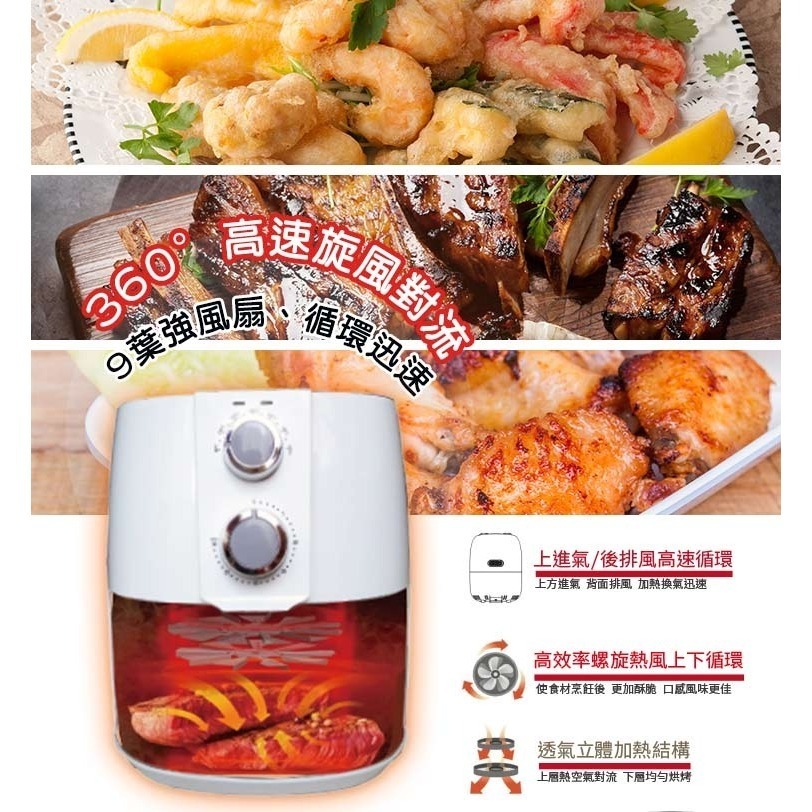 【尚朋堂】4L氣炸鍋SO-E428-細節圖3