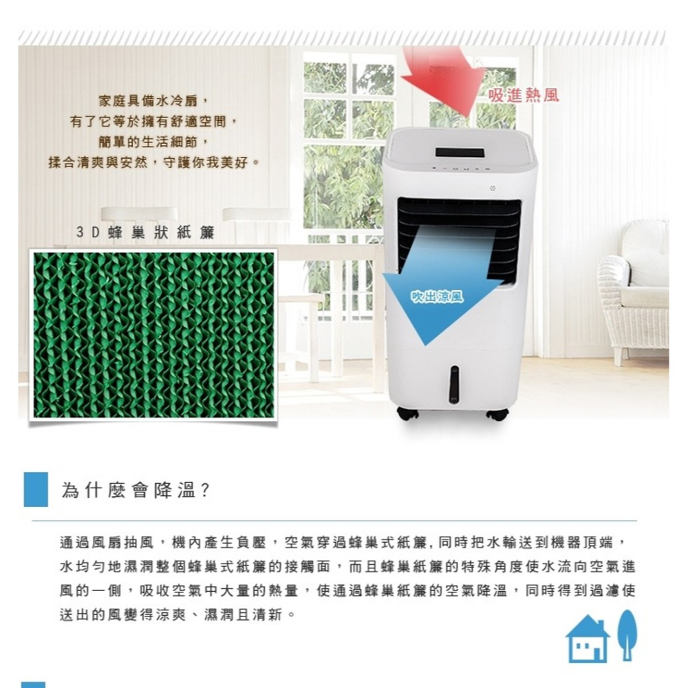 【尚朋堂】20L環保移動式水冷扇 SPY-E240-細節圖5