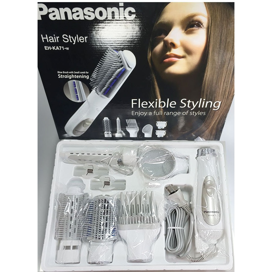【Panasonic國際】百變整髮器七件組EH-KA71-W 電棒梳 電捲梳-細節圖3