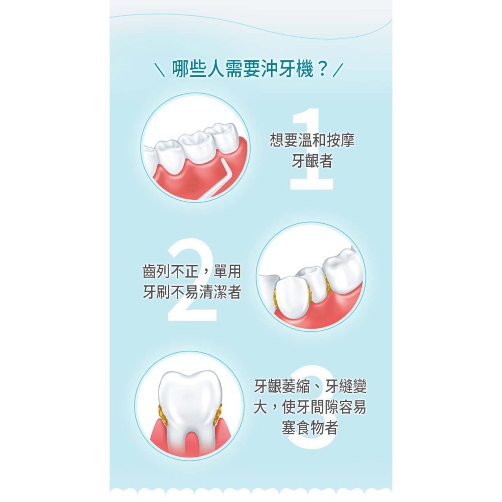 【Panasonic國際】攜帶型充電式沖牙機EW-DJ31-W 清潔牙齒沖牙器沖牙機-細節圖3