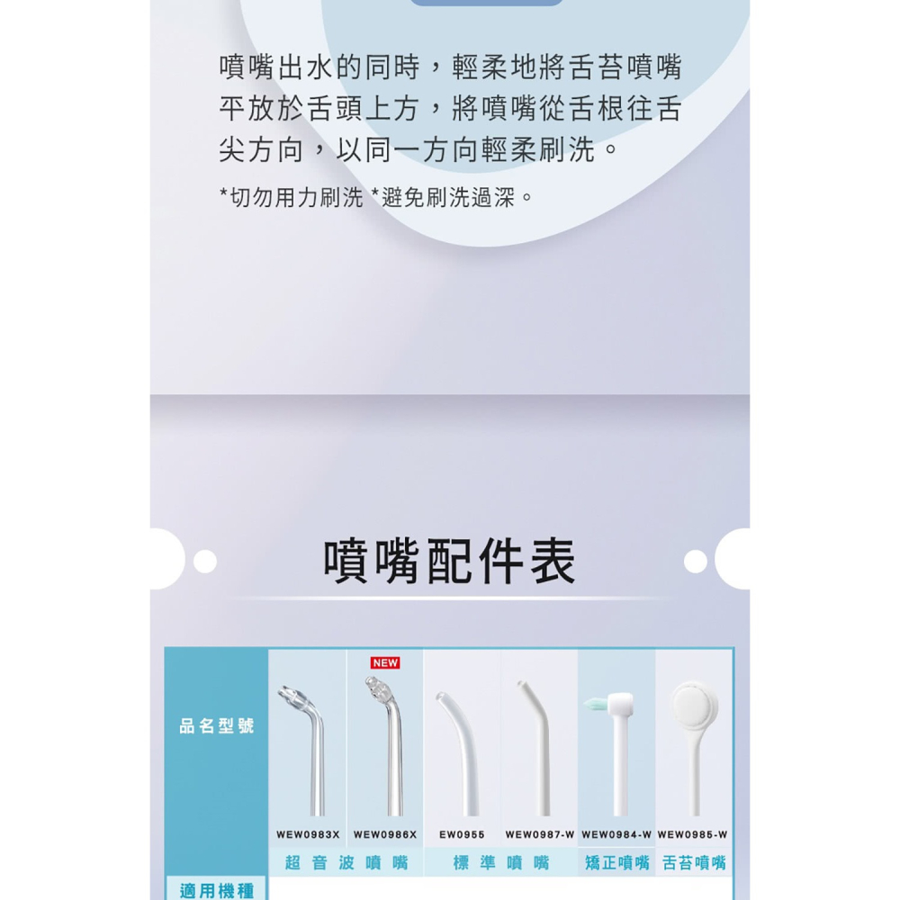 【Panasonic國際】超音波沖牙機EW-DJ66-W-細節圖9