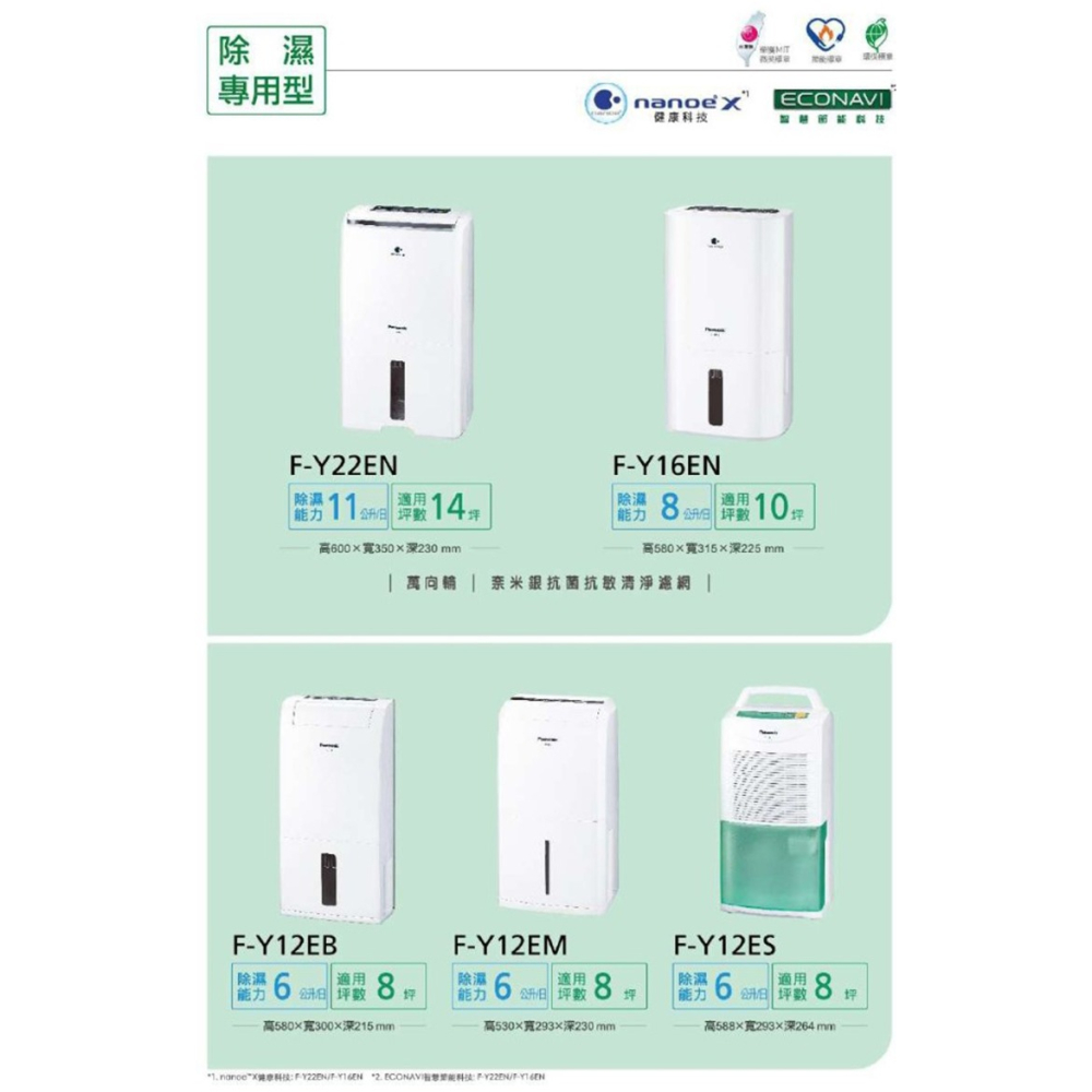 【Panasonic國際牌】6L 除濕機F-Y12EM-細節圖4