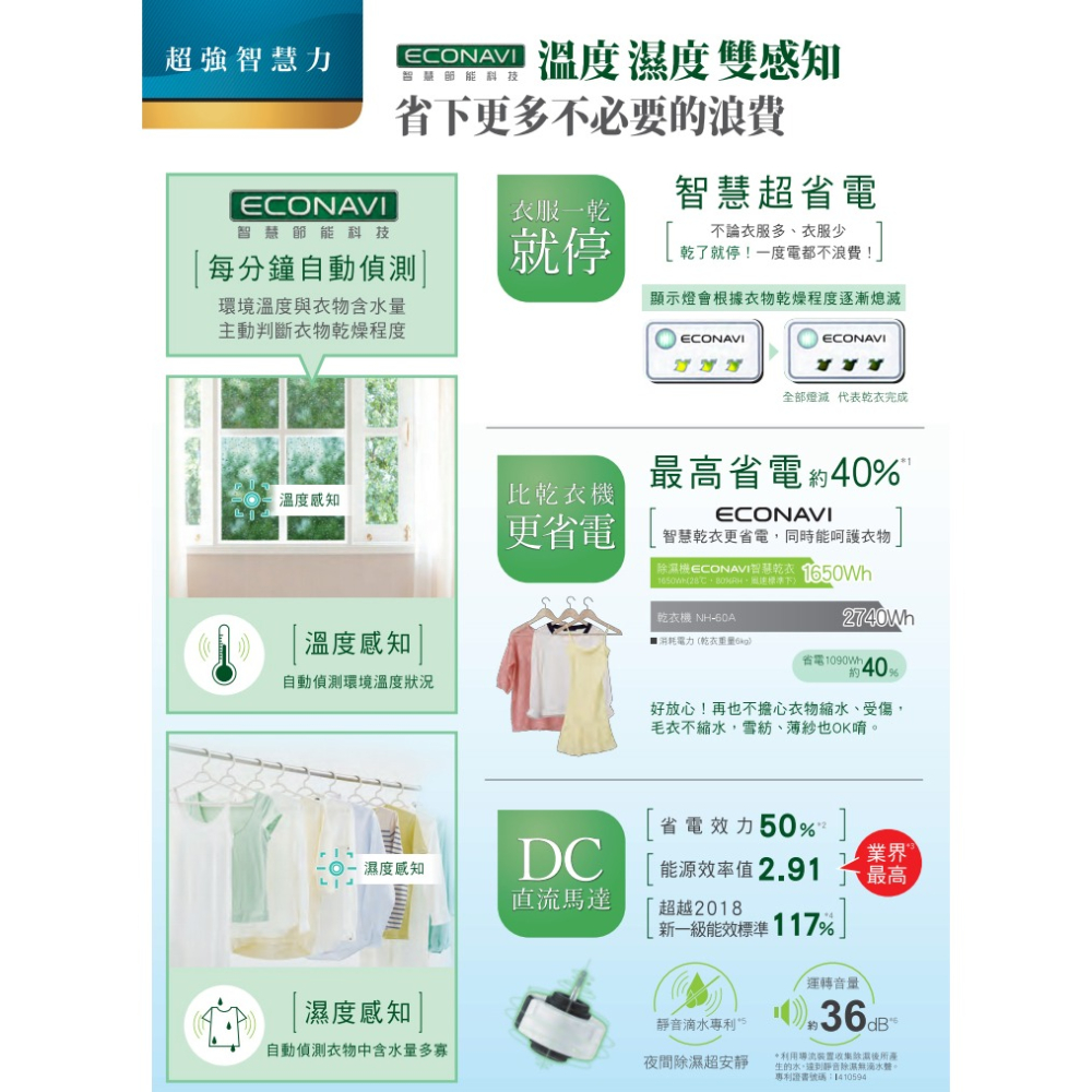 【Panasonic國際牌】8L 智慧節能除濕機F-Y16EN-細節圖2