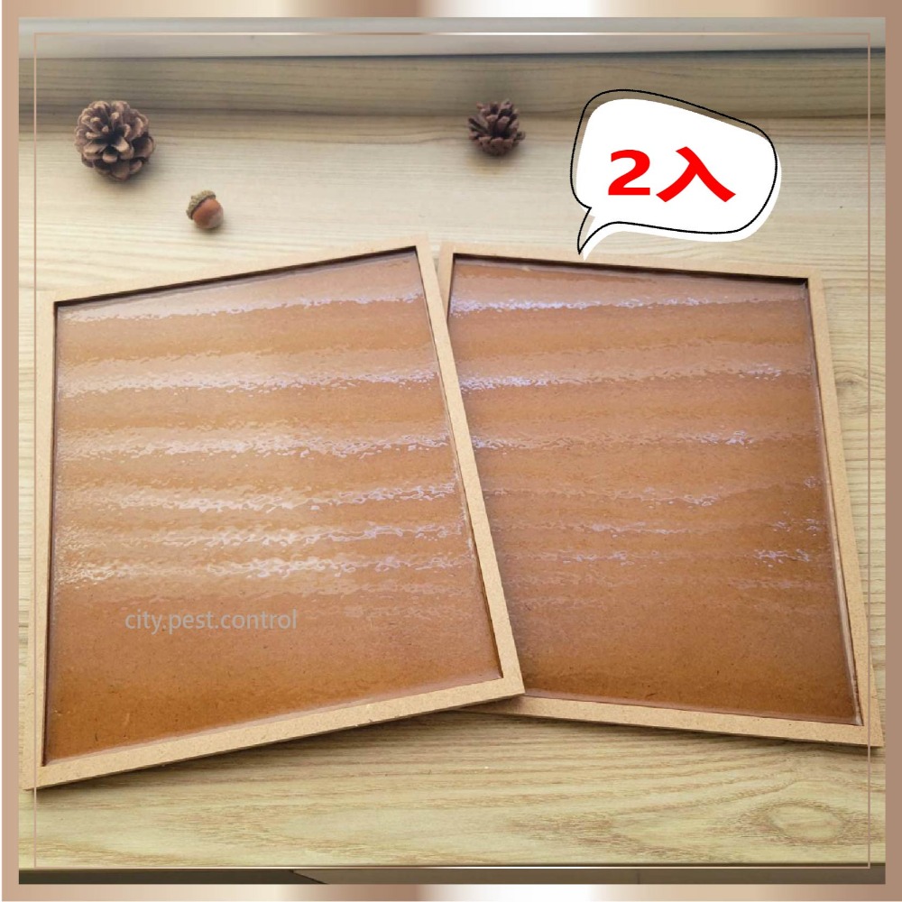 台灣製 黏鼠板 30x25cm 木板材質 (2入裝) 捕鼠用具 粘鼠板 除鼠公司專用型 捕鼠用具-規格圖8