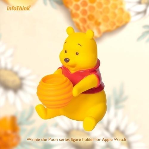 ♥️現貨♥️infoThink 維尼系列公仔充電座  Apple Watch 史迪奇公仔充電座 三眼充電座 抱抱龍-細節圖3