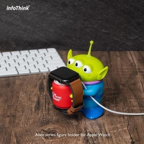 ♥️現貨♥️infoThink 維尼系列公仔充電座  Apple Watch 史迪奇公仔充電座 三眼充電座 抱抱龍-細節圖6