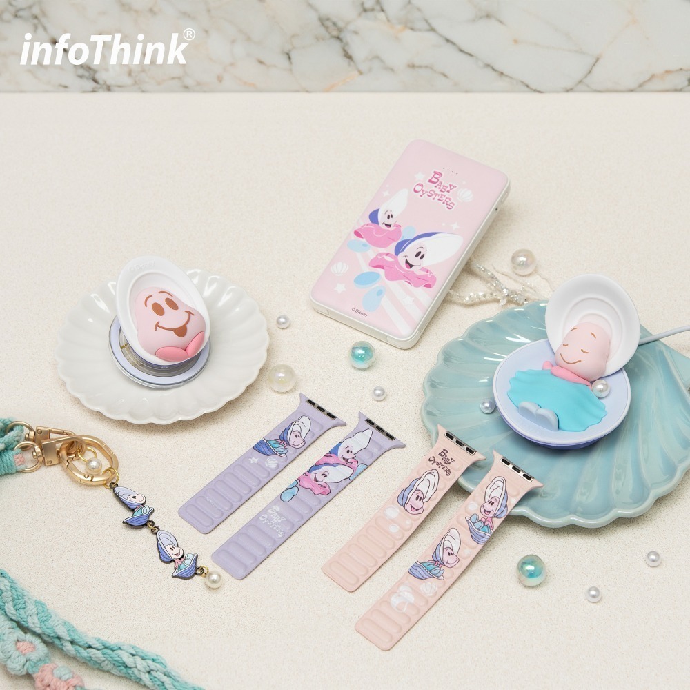♥️現貨x正品♥️infoThink 小牡蠣系列磁吸氣囊支架 小牡蠣手機支架 手機架 愛麗絲夢遊仙境 牡蠣寶寶-細節圖5