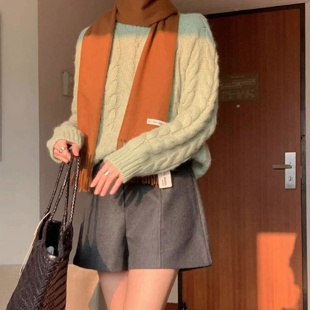 韓國選物｜麻花辮鬆軟毛衣 （4色任選）-細節圖11