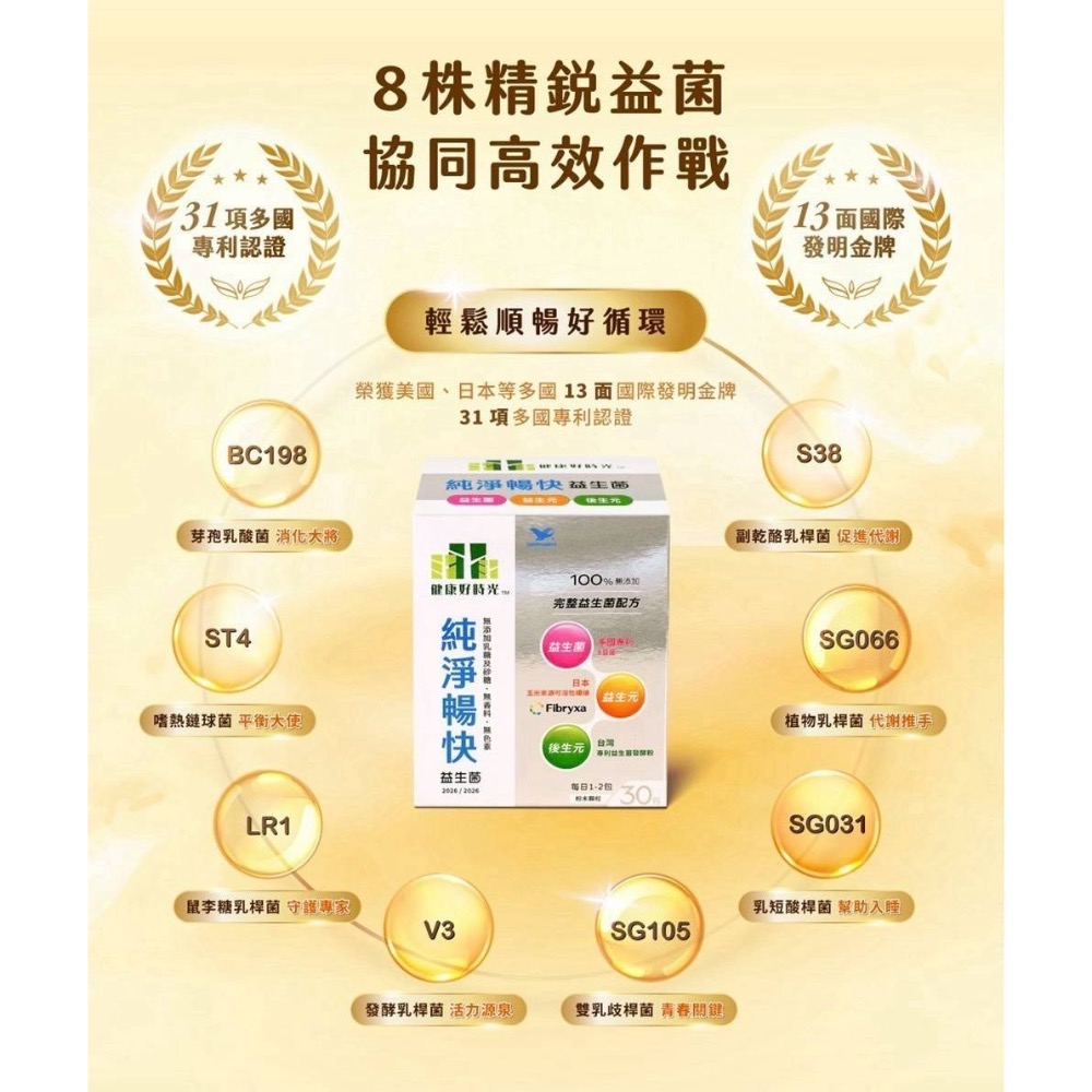 【健康好時光】純淨暢快益生菌30入/盒-細節圖8