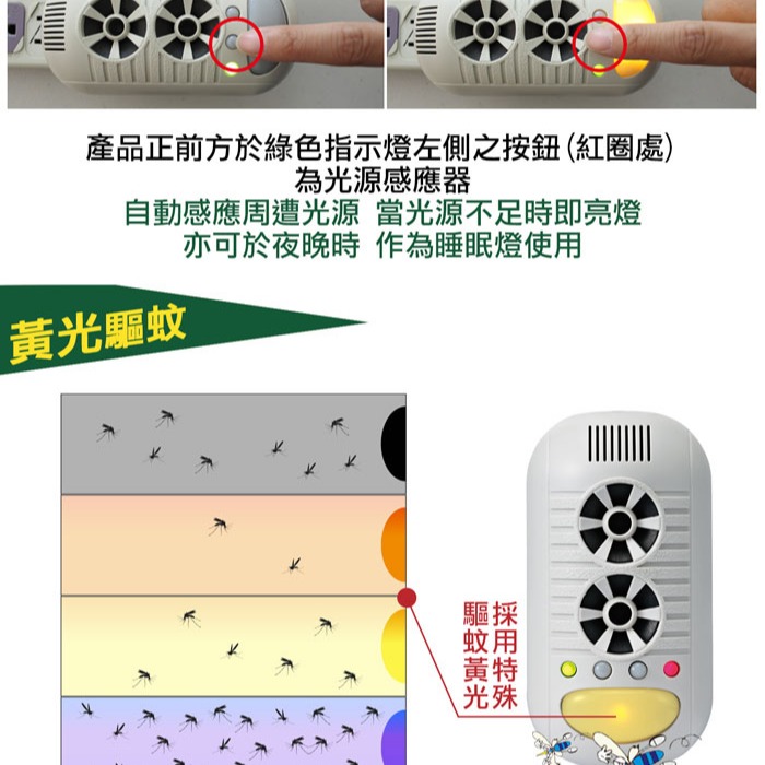 Digimax 強效型四合一超音波驅鼠器 UP-11H 驅鼠器 超音波驅鼠器 物理驅鼠-細節圖5