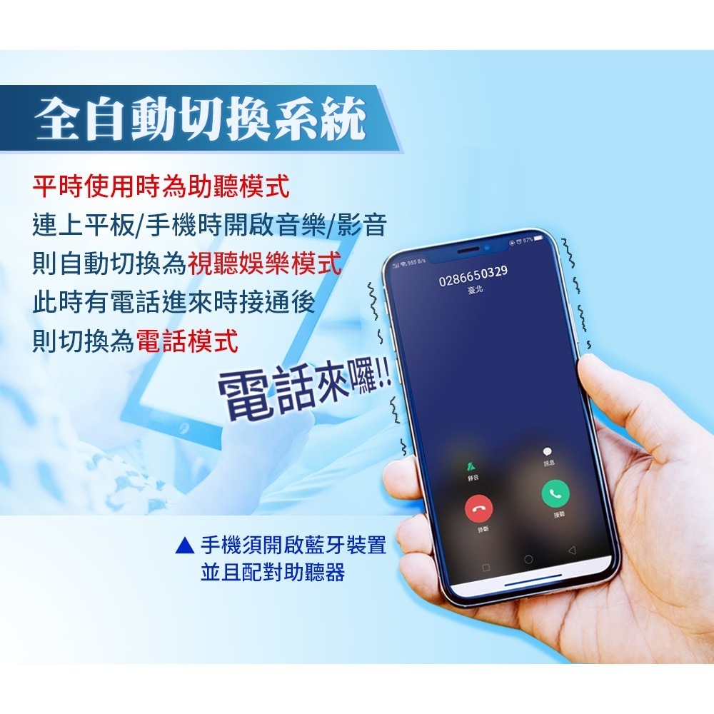 台灣製造 旗艦版 6K5A 耳寶 數位降噪脖掛型助聽器-細節圖8