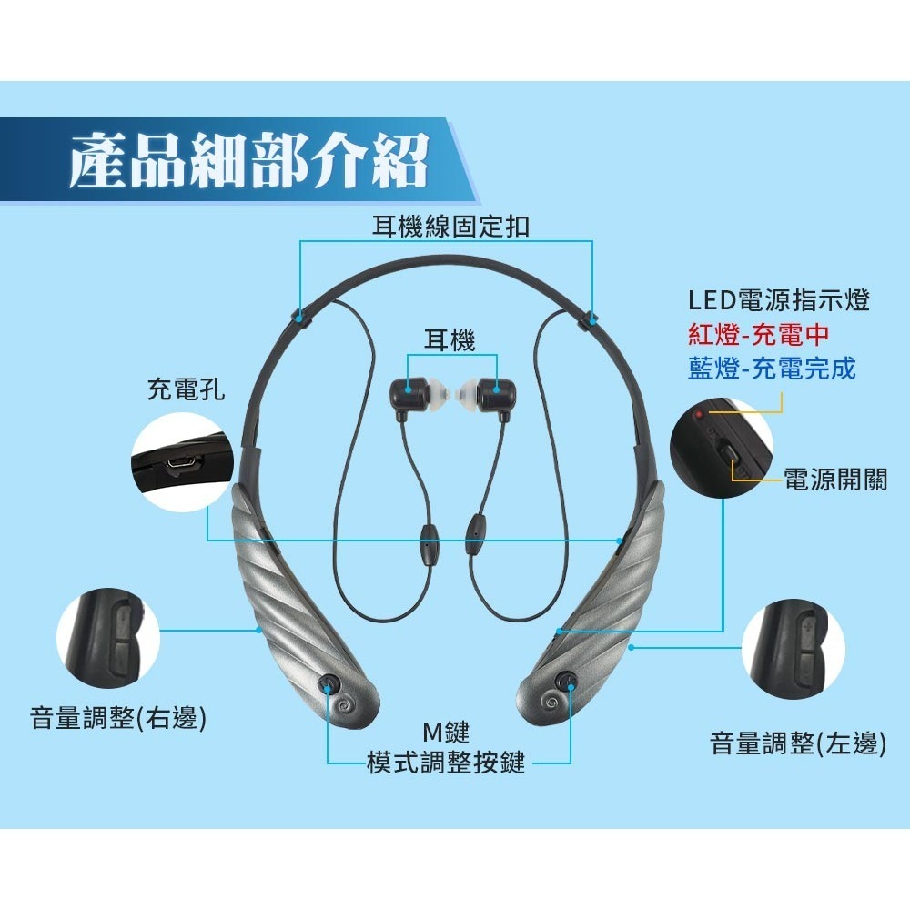 台灣製造 旗艦版 6K5A 耳寶 數位降噪脖掛型助聽器-細節圖10