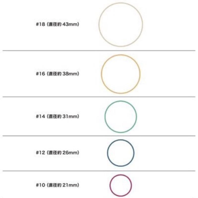 日本NEW EVER細橡皮筋 五種尺寸｜露娜髮鋪-細節圖8