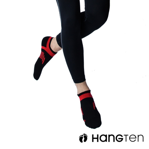 【HANG TEN】MIT 船型氣墊機能襪3雙入組(男)_3色可選)(HT-A23001)