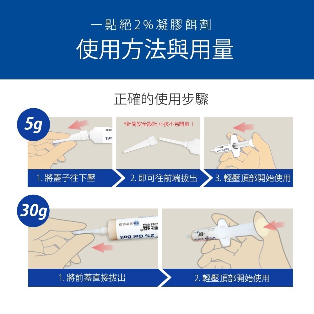 德國巴斯夫【一點絕】2%凝膠餌劑 30公克｜BASF Siege 2% Gel Bait 30g-細節圖7
