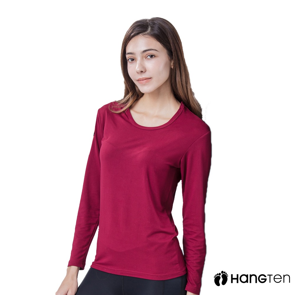 【HANG TEN】魔毛圓領蓄熱衣(女)1入組(HT-B23003)-細節圖2