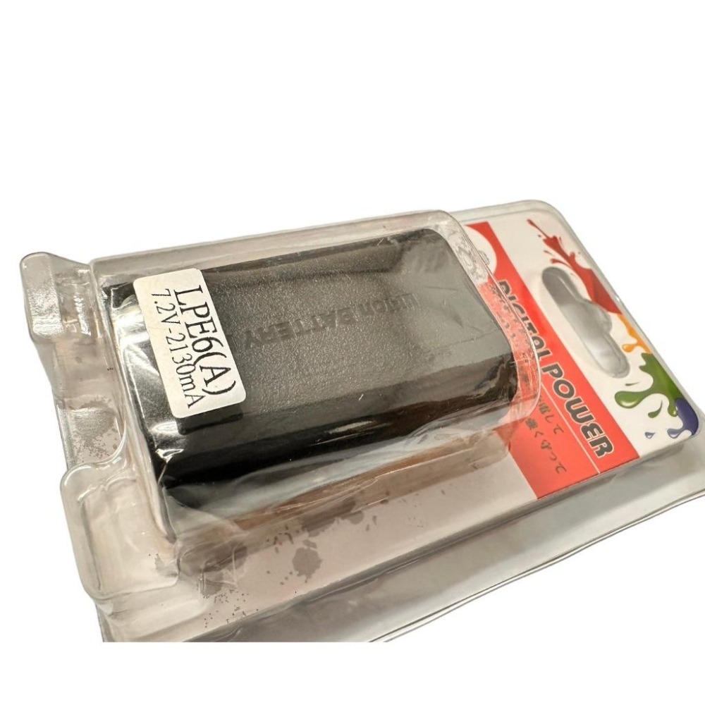 FOR佳能LPE6 LPE6N LPE6A 副廠電池 鋰電池 EOS 80D 90D 6D D2 70D電池-細節圖5