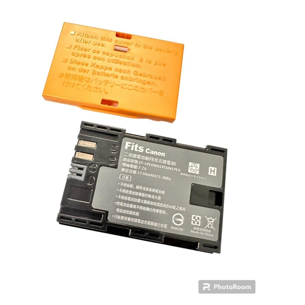 FOR佳能LPE6 LPE6N LPE6A 副廠電池 鋰電池 EOS 80D 90D 6D D2 70D電池-細節圖3